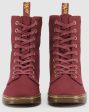 STRATFORD CHERRY RED CANVAS BOOT Cheap