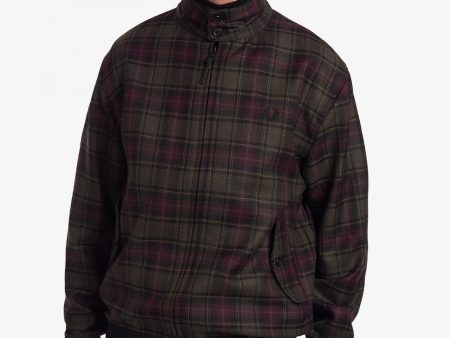 CHECK HARRINGTON JACKET Online Hot Sale