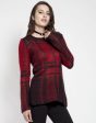 Tripp NYC Plaid Sweater Fashion