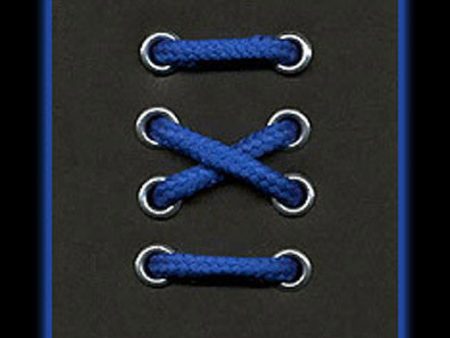 4-5 Eyelet Medium Blue Round Laces (76 cm   30 in) Hot on Sale