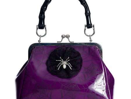 Banned - Purple Killian Spider Handbag For Cheap