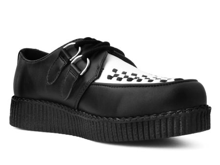 T.U.K BLACK WHITE TUKSKIN VIVA II CREEPER Discount