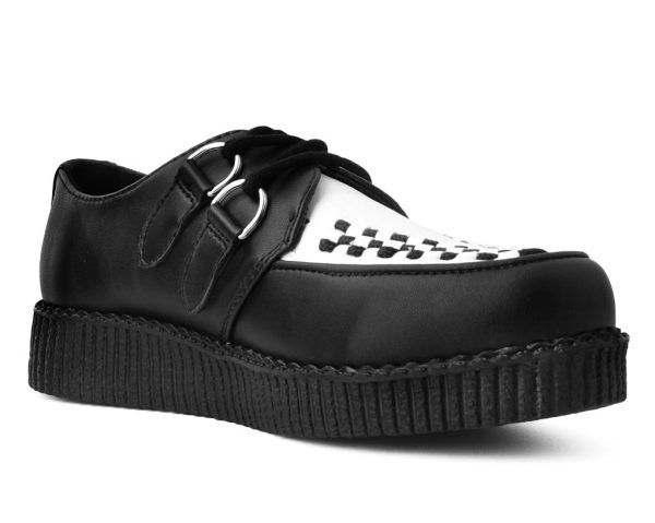 T.U.K BLACK WHITE TUKSKIN VIVA II CREEPER Discount