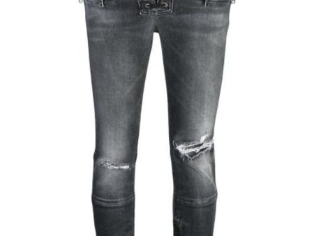 Lace Up Skinny Trousers Online Hot Sale