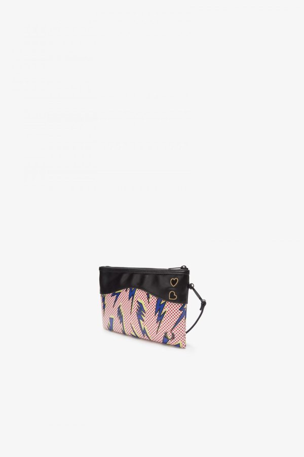 Lightning Print Side Bag on Sale