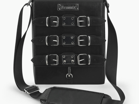 Demonia - Damned Buckle Cross Body Purse Online Hot Sale