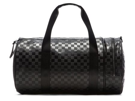 FRED PERRY NYLON CHECKER BARREL BAG Online Sale