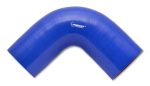 Vibrant 4 Ply Reinforced Silicone Elbow Connector - 2.75in I.D. - 90 deg. Elbow (BLUE) For Discount