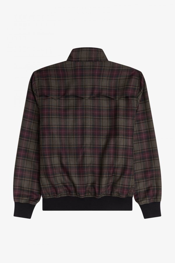 CHECK HARRINGTON JACKET Online Hot Sale