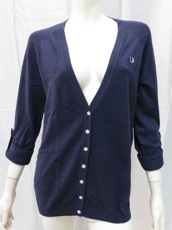 Fred Perry V-Neck Cardigan Online Hot Sale