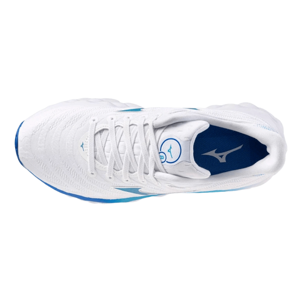 Mizuno Women s Wave Sky 8 - White Mercury Blue Online now