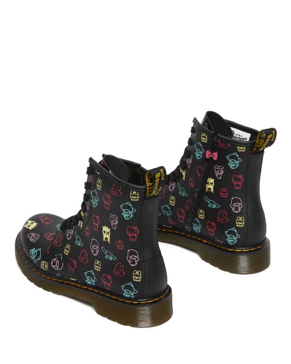 1460 Hello Kitty & Friends Black+Multi Hydro Leather Boot Online Sale