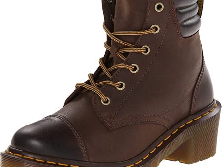 ALEXANDRA DARK BROWN RE-BURNISHED WYOMING BOOT For Discount