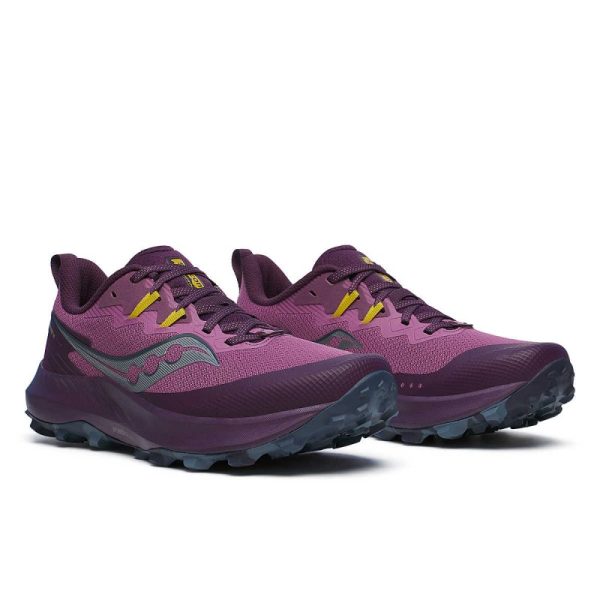 Saucony Women s Peregrine 14 - Plum Eggplant Cheap