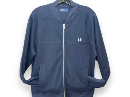 Fred Perry Dark Blue Zip up Hot on Sale