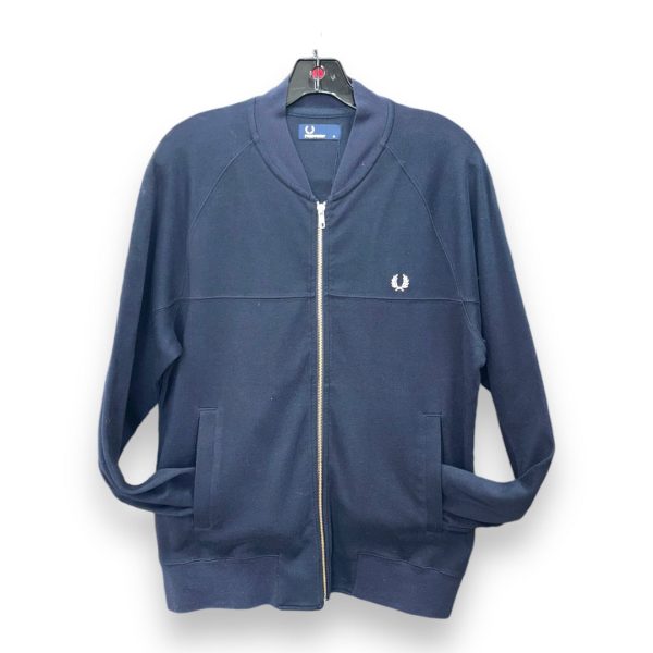 Fred Perry Dark Blue Zip up Hot on Sale