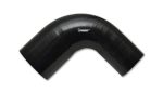 Vibrant 4 Ply Reinforced Silicone 90 degree Transition Elbow 2in I.D. x 2.5in I.D. 90 deg. Elbow BLK Hot on Sale