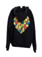 Oversized Heart Graphic Hoodie For Discount