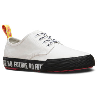 Dr Martens Pressler SXP White Canvas Shoes Cheap