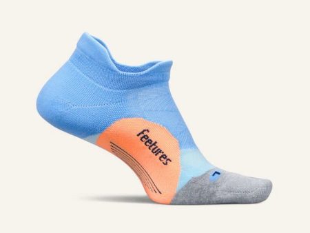 Feetures Elite Light Cushion No Show Tab Socks - Blue Burst Fashion