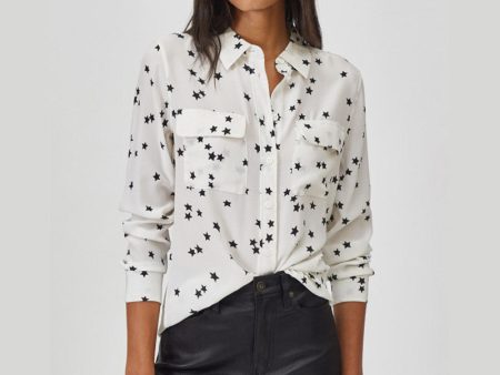 SLIM SIGNATURE SILK SHIRT For Cheap