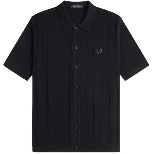 Fred Perry Button Through Short Sleeve Shirts For Sale