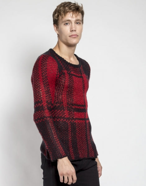 Tripp NYC Plaid Sweater Fashion