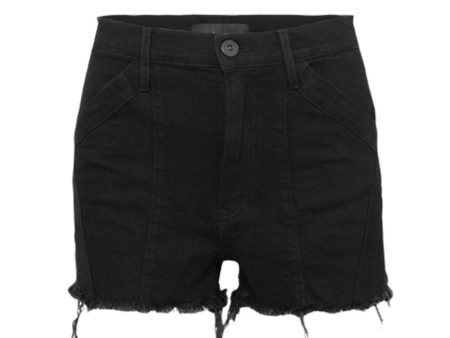 Jason Wu paneled frayed denim shorts For Sale