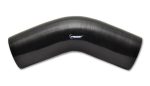 Vibrant 4 Ply Reinforced Silicone Elbow Connector - 2in I.D. - 45 deg. Elbow (BLACK) on Sale