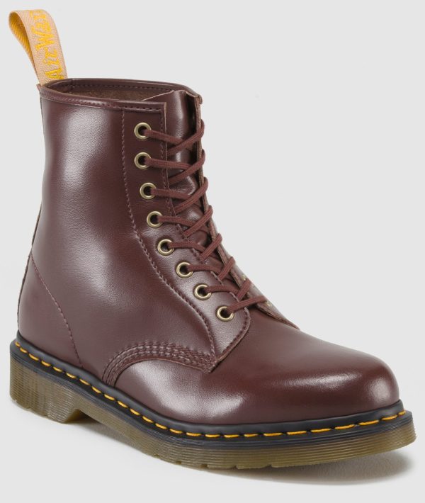 1460 Vegan Cherry Red Felix Rub Off Boot Fashion