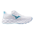 Mizuno Women s Wave Sky 8 - White Mercury Blue Online now