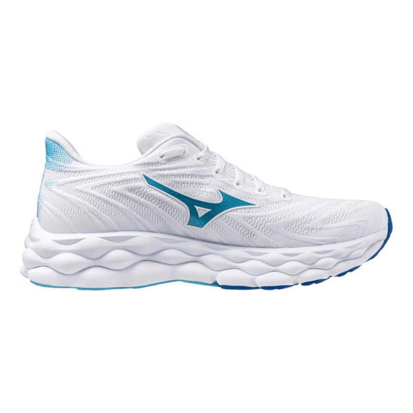 Mizuno Women s Wave Sky 8 - White Mercury Blue Online now