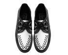 T.U.K BLACK WHITE TUKSKIN VIVA II CREEPER Discount