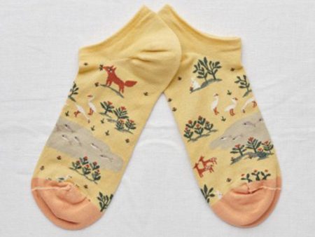 Ankle Socks Wilted Yellow Fox For Sale