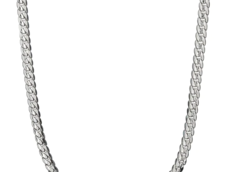 FERRERA CHAIN NECKLACE- SILVER Sale