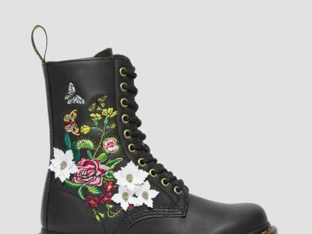 1490 BLOOM BLACK NAPPA LEATHER MID-CALF BOOT Sale