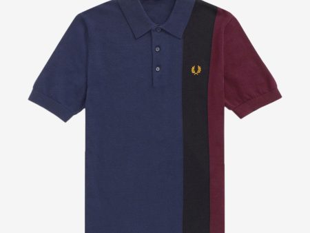 Fred Perry Side Panel Knitted Shirt Fashion