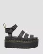 Blaire Hydro Leather Platform Strap Sandals For Sale