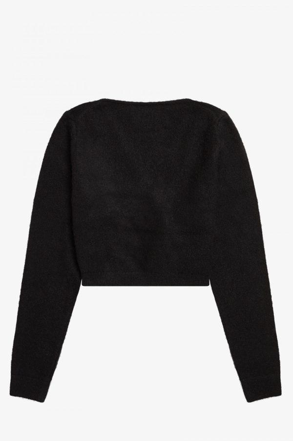 Amy Winehouse Black Wrap Cardigan For Discount