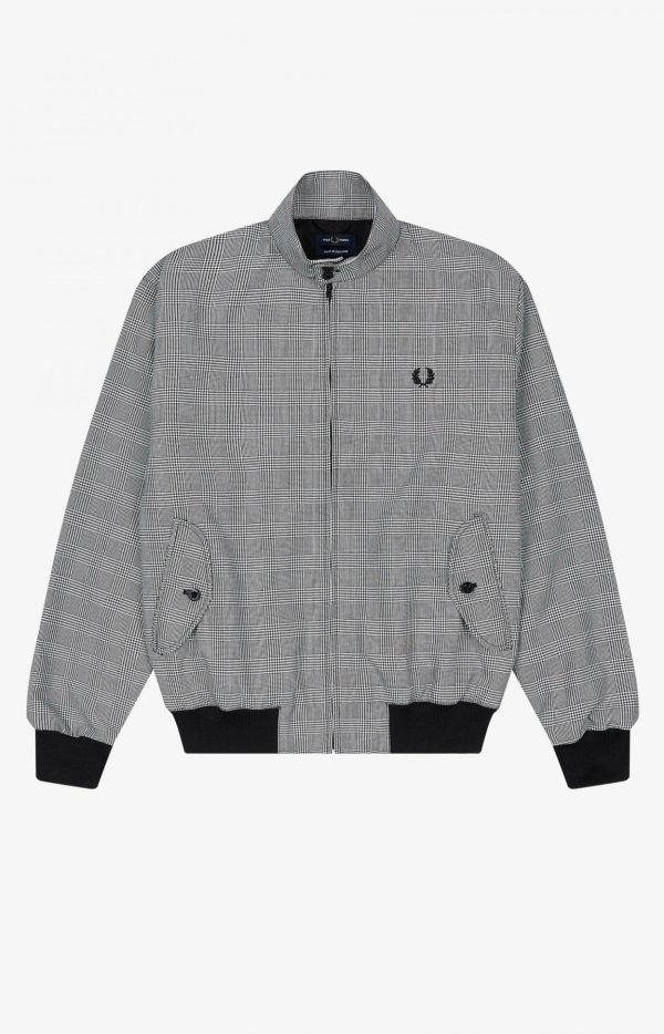 FRED PERRY PRINCE OF WALES HARRINGTON JACKET on Sale