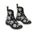 1460 Black+White Polka Dot Smooth Lace Up Boot Discount