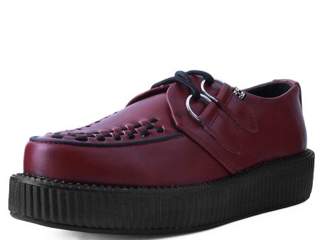 T.U.K Cherry Red TUKSkin Vegan Viva Low Creeper Supply