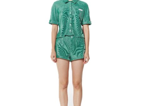 VELVET SET-UP SHORTS Hot on Sale