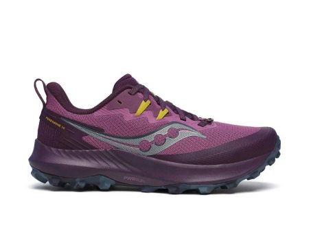 Saucony Women s Peregrine 14 - Plum Eggplant Cheap