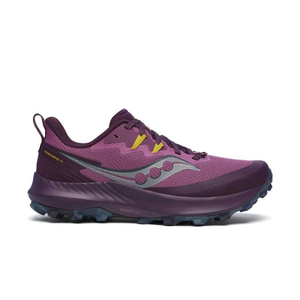 Saucony Women s Peregrine 14 - Plum Eggplant Cheap