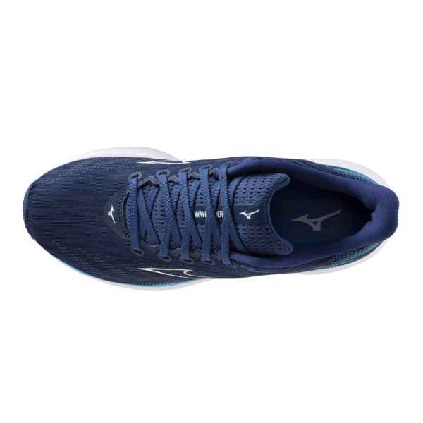 Mizuno Men s Wave Rider 28 - Estate Blue White Online Sale