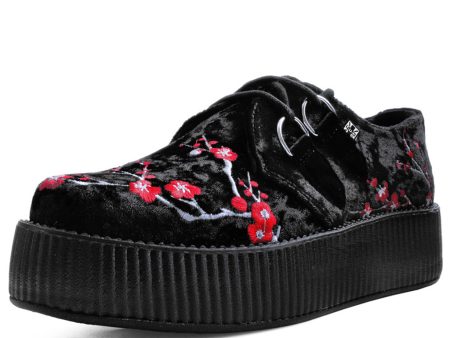 T.U.K Black Crushed Red Blossom Viva Mondo Online now