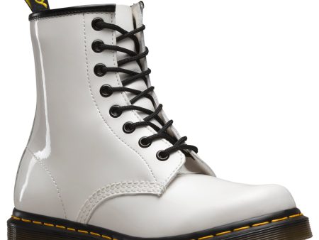 1460 White Patent Leather Boots Fashion