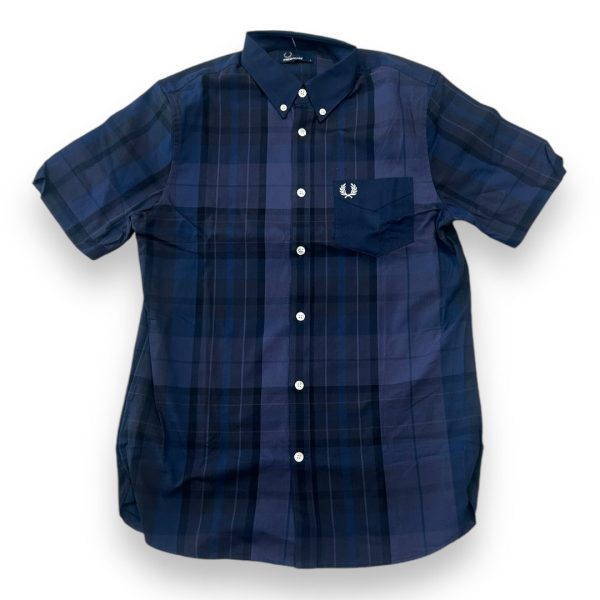 Fred Perry Tonal Tartan Shirt Hot on Sale