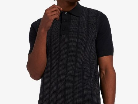 FRED PERRY Contrast Stitch Knitted Shirt Fashion